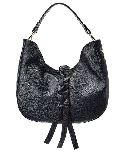 Italian Leather Top Handle Tote in Black Lyst