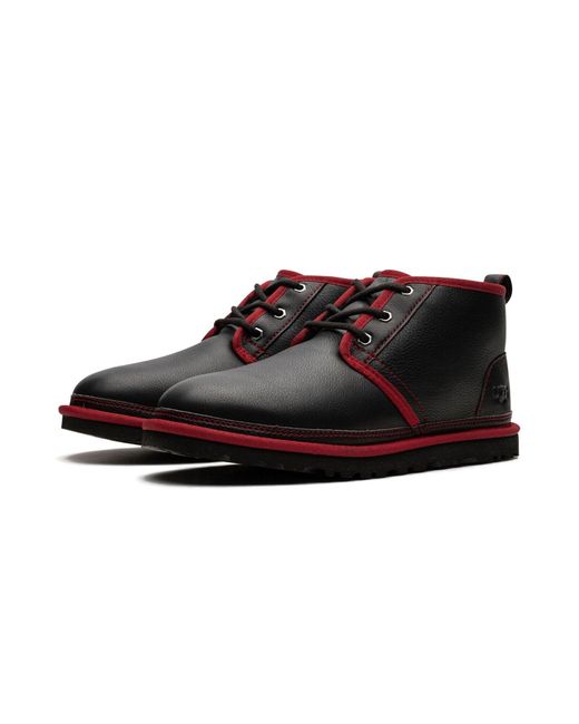 Ugg Black Nuemel M/1133777 Bsrl Chukka Boots Red Leather Comfort Nr6898 for men