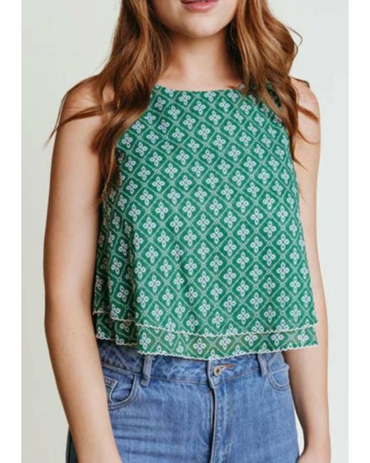 Laroque Green June Tanktop
