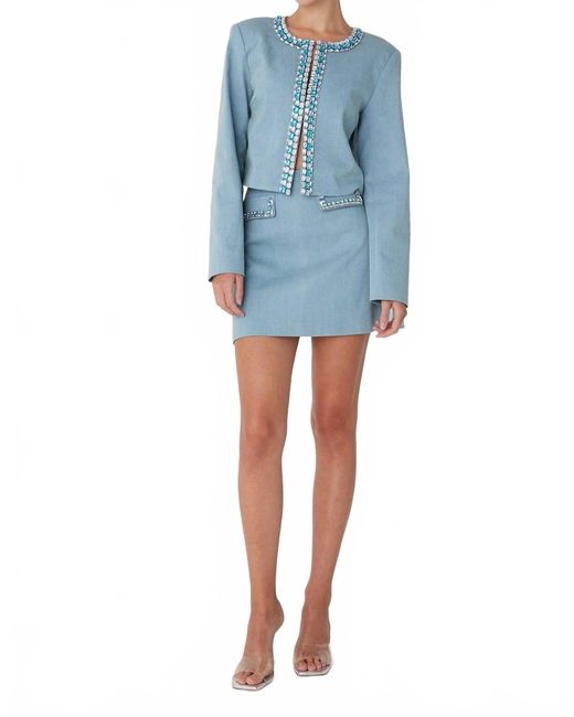 JS71 Blue Vivian Jacket