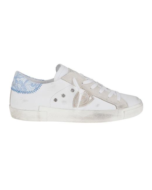 Philippe Model White Prsx Low Sneakers