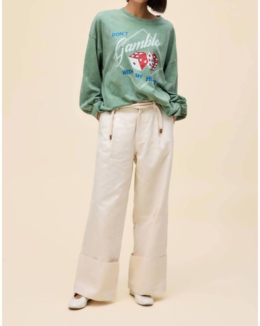Daydreamer Natural Don'T Gamble With My Heart Long Sleeve