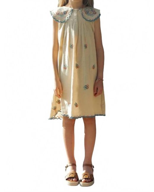 Sea Natural Girl's Melinda Embroidered Dress