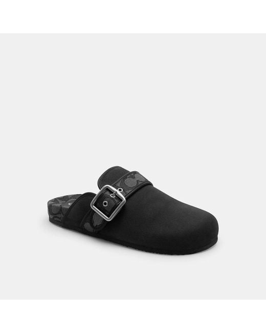 COACH Black Ashton Clog