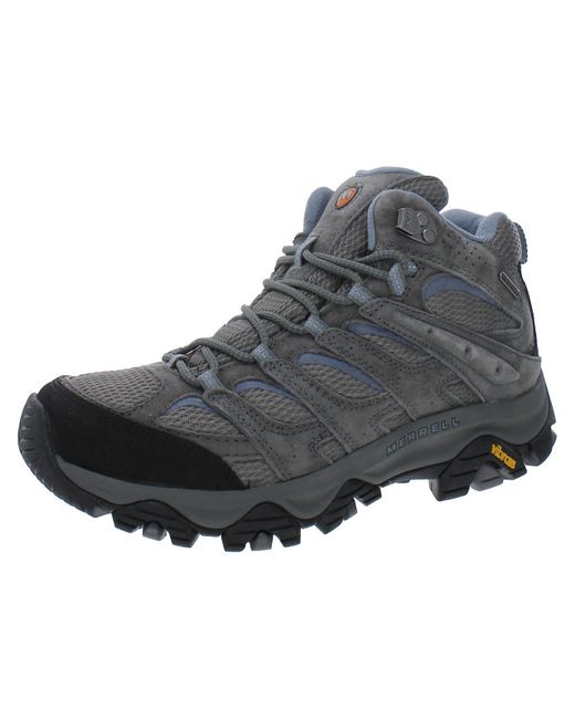 Merrell Gray Moab 3 Mid Suede Waterproof Hiking Boots