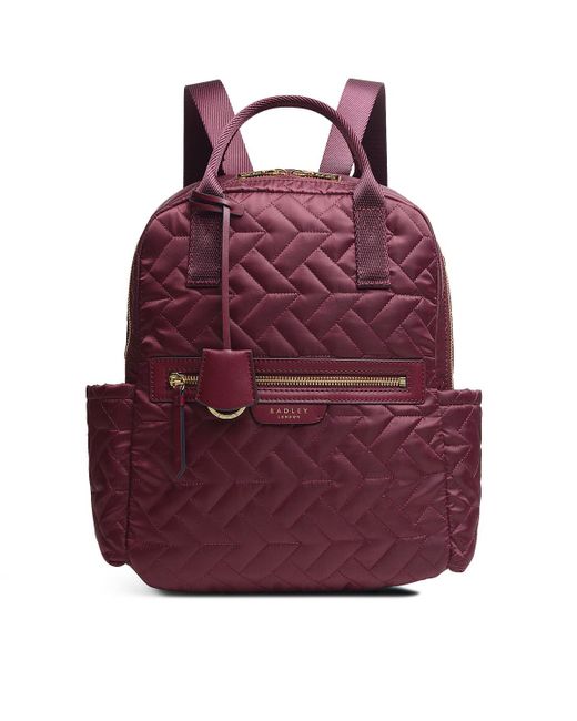 Radley Synthetic Finsbury Park Quilt Medium Zip Top Backpack Lyst