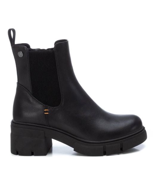 Xti Black Refresh Chelsea Boots