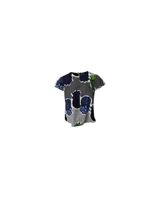 Moschino Black Pineapple Print Top