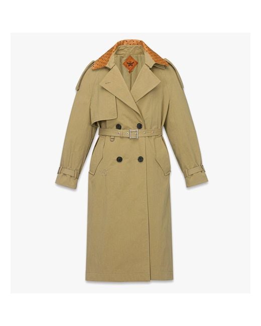 MCM Green Trench Coat