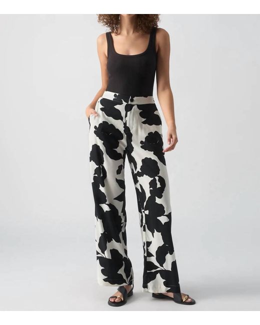 Sanctuary White The Spring Shadow Floral Trouser