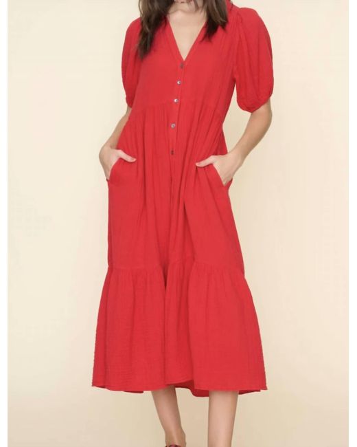 Xirena Red Lennox Dress