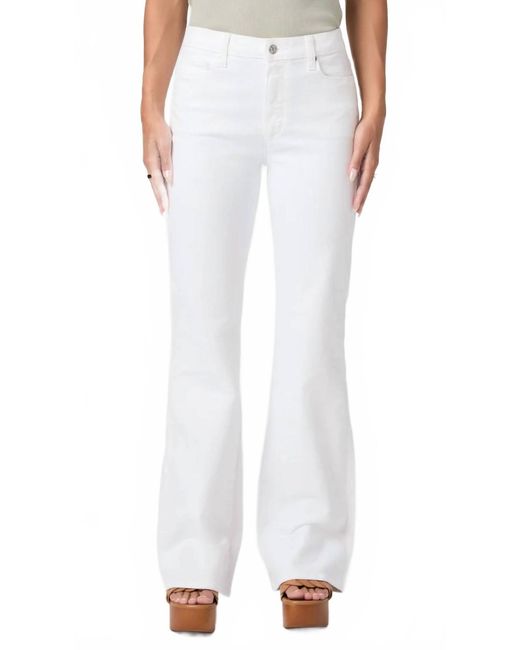 PAIGE White Sofia 33" Flare Jean