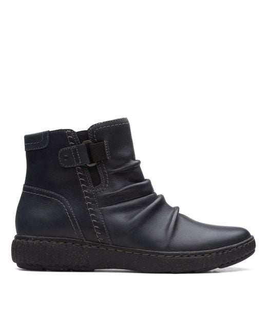 Clarks Blue Carolineorchid Leather