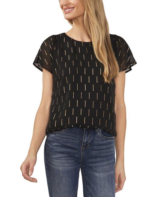Cece Black Blouse