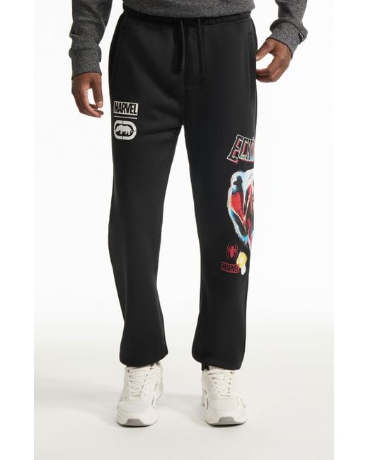 Ecko' Unltd Black Sensational Spidey Jogger for men