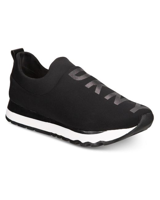DKNY Black Jadyn Gym Athletic Fashion Sneakers