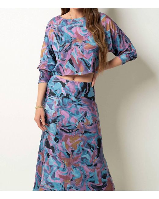 Tart Collections Blue Ditza Top
