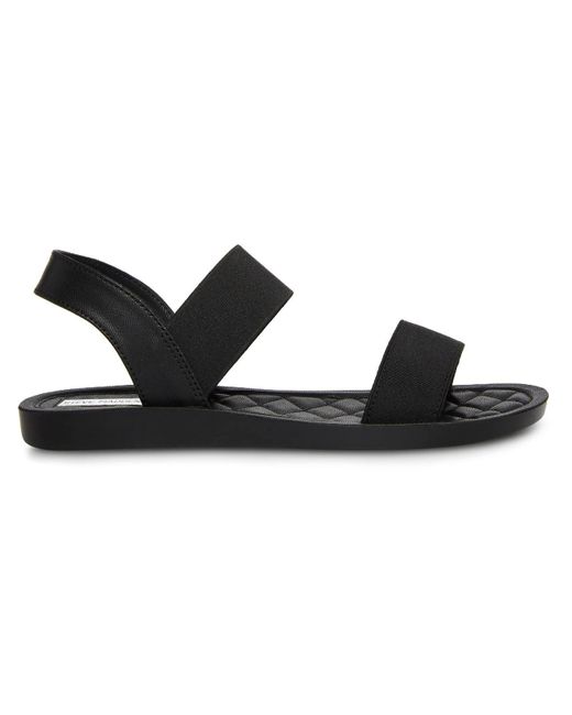 Steve Madden Black Randie Pull-on Casual Slingback Sandals