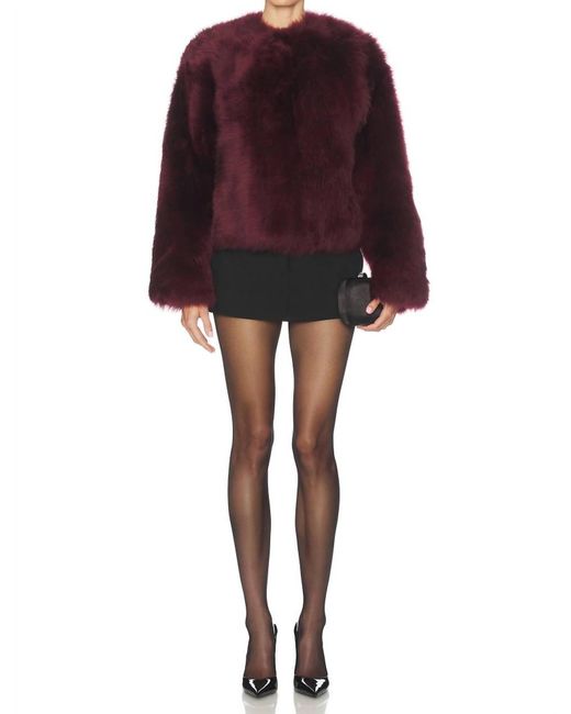 Jonathan Simkhai Red Natasha Short Jacket