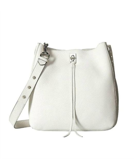 Rebecca Minkoff Darren Shoulder Bag In White