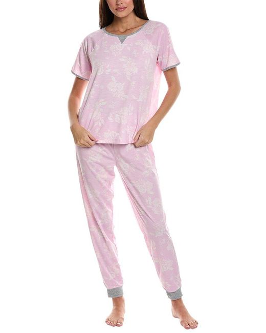 Splendid Pink 2pc Pullover & Jogger Pant Set