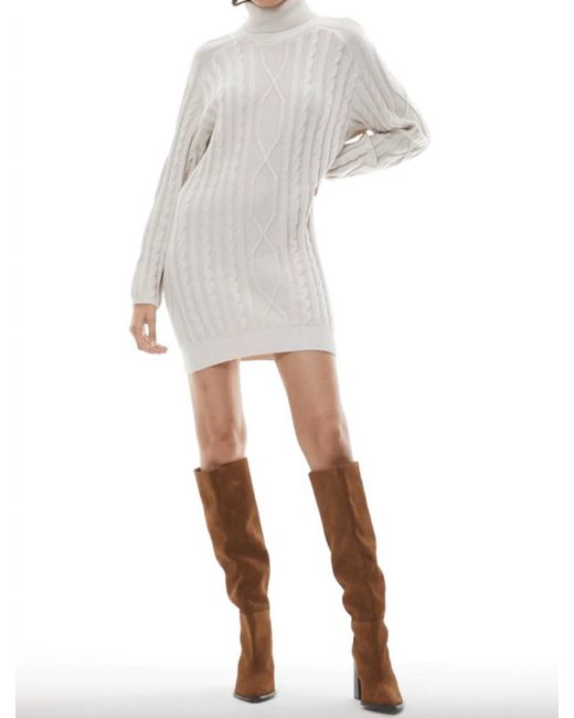 Young Fabulous & Broke White Aurella Sweater Dress