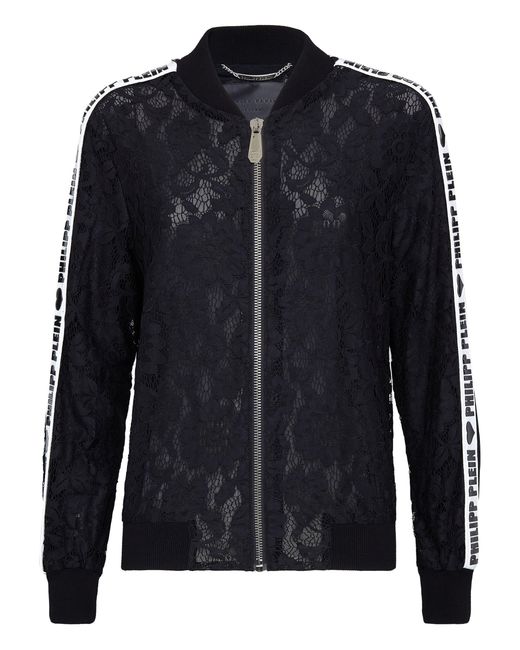 Philipp Plein Blue Bomber Lace