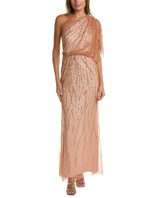 One shoulder adrianna papell dresses sale