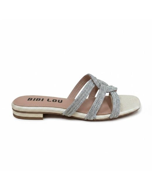Bibi Lou White Bavaria Open Toe Sandal