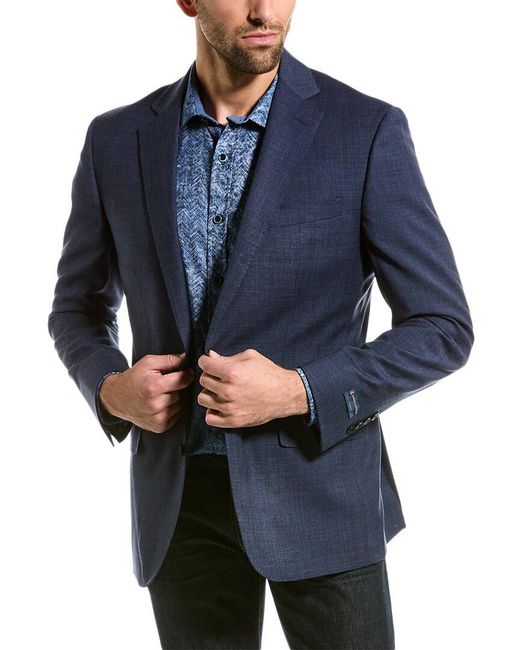 Brooks Brothers Blue Classic Wool-blend Jacket for men