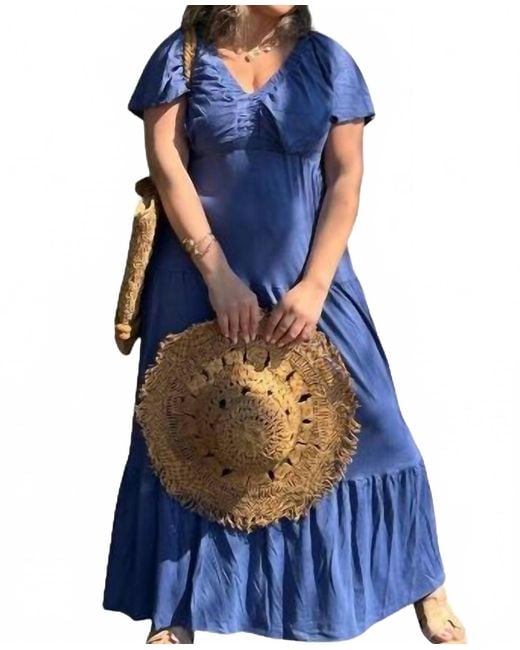The Workshop Blue Glowing Grace Maxi