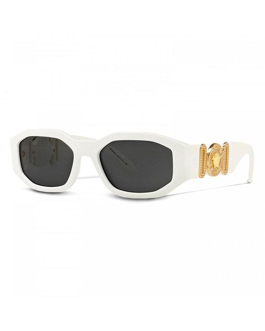 Versace White Sunglasses Plastic W/ Dark for men