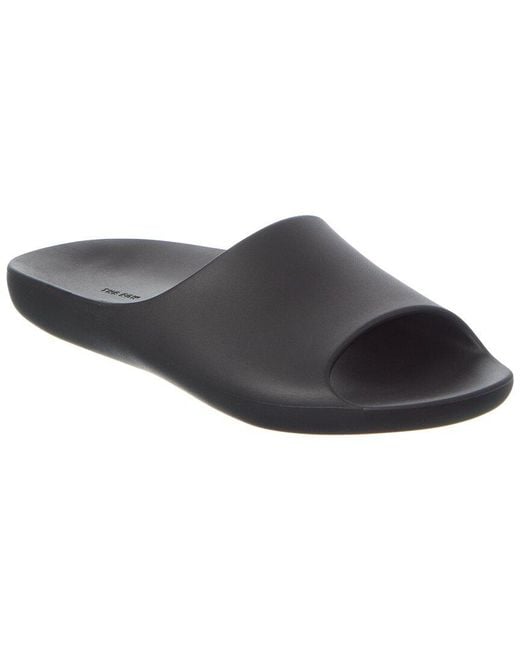 The Row Black Ama Rubber Slide