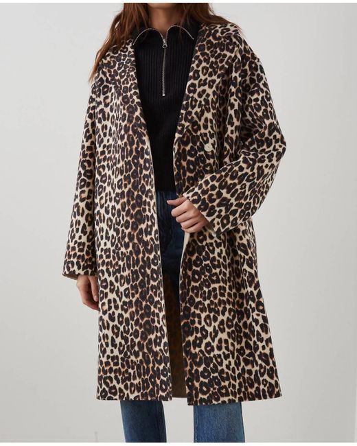 Rails Multicolor Lore Coat In Cheetah Print