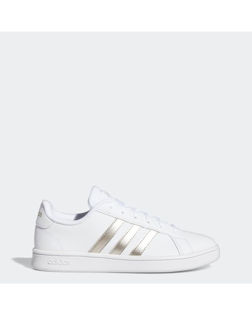 adidas Grand Court Base Shoes in White | Lyst
