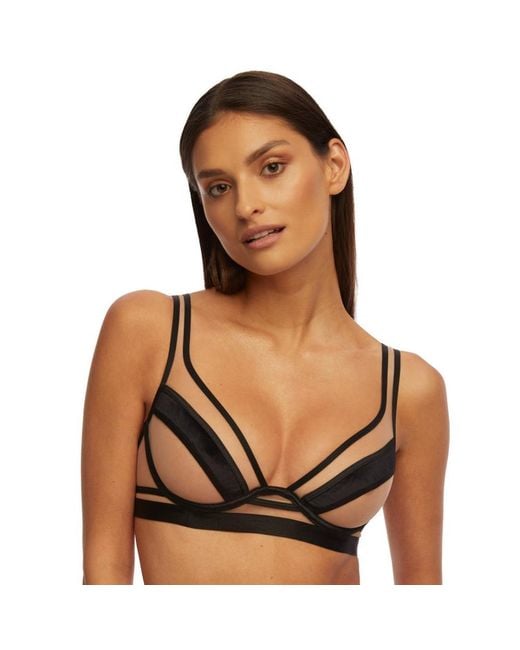 TRUEDAMES Black Light Support Demi Bra