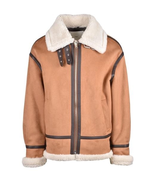 DUNST Brown Polyester Eco Plush Jacket for men