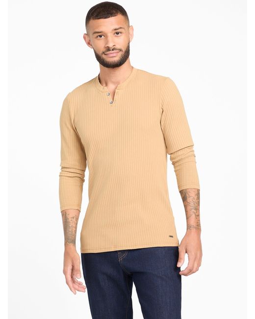 Guess henley shirt 2025