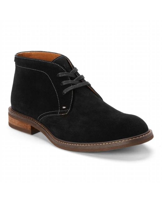 Vionic Black Chase Lace Up Chukka Boot for men