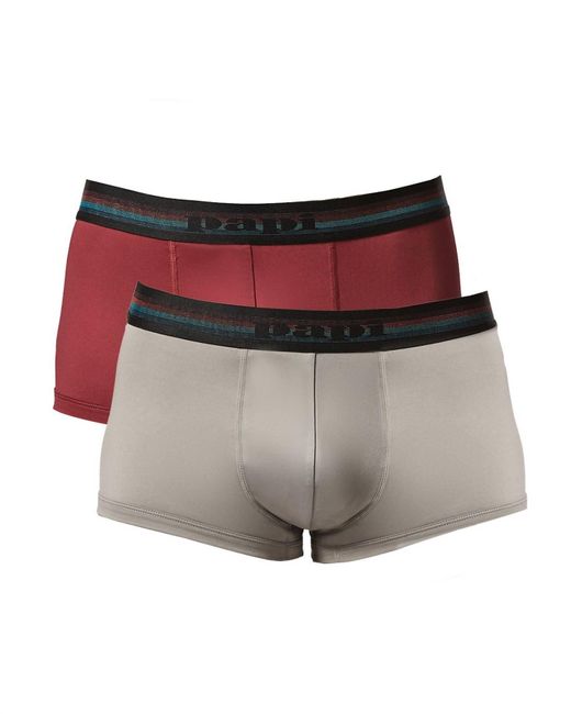 Papi Red 2-pack Brazilian Trunk Underwear for men