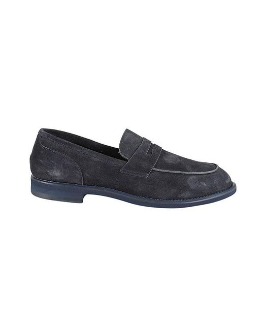 Seboy's Blue Micro Reverse Moccasin for men