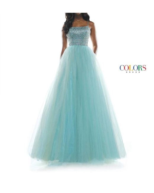 Colors Dress Blue 2347