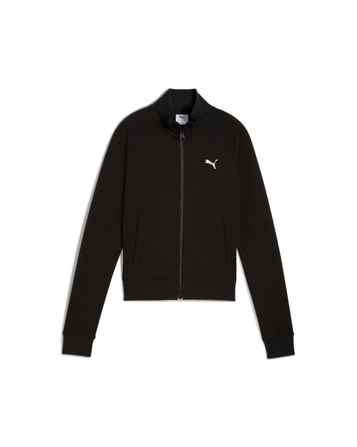 PUMA Black Essentials Slim Track Jacket