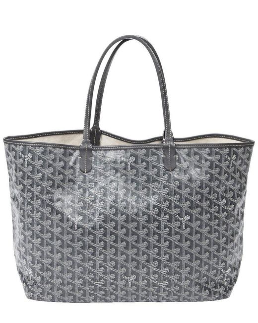 Goyard Gray Ine Coated Canvas Saint Louis (authentic Pre-owned)