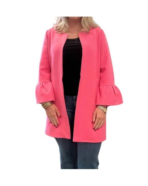 Patty Kim Kelly Jacket In Neon Pink