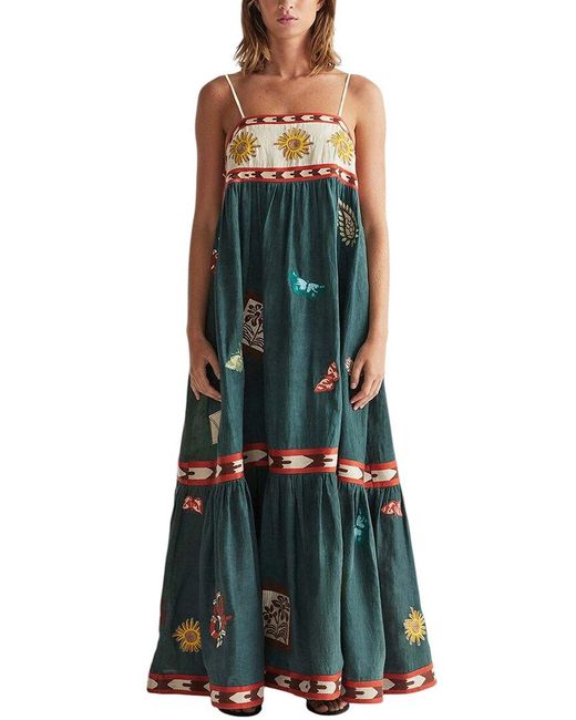 CHARLOTTE GREEN Green Maxi Dress