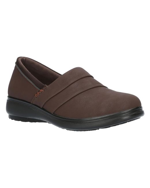 Easy Street Brown Maybell Slip On Lifestyle Slip-on Shoes