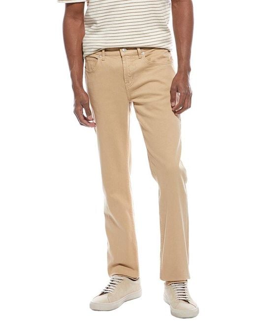 7 For All Mankind Natural Slimmy Desert Slim Straight Jean for men