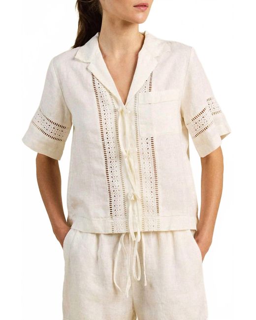 Trovata Women's White Inez Shirt