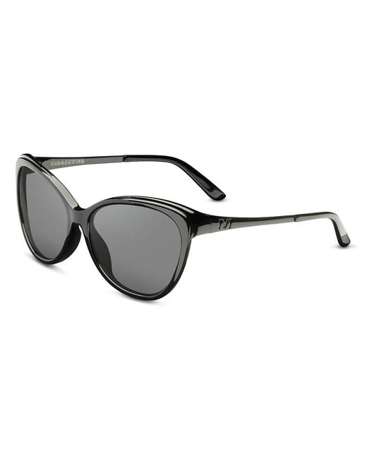 IVI VISION Black Daggerwing Sunglasses